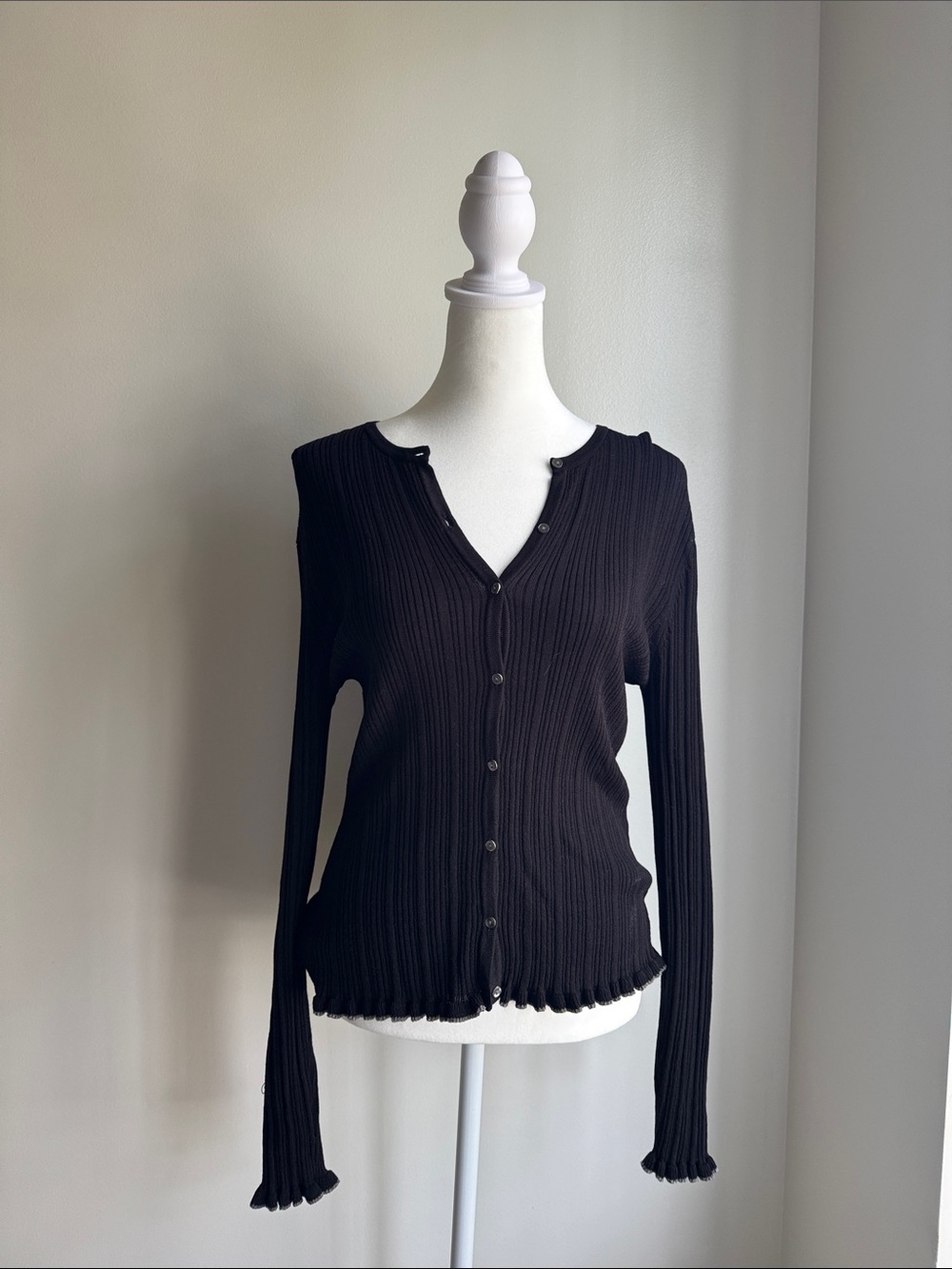 Anne Klein Sheer Cardigan